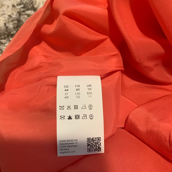 Designer Coral Dress - Picture 6 of 7